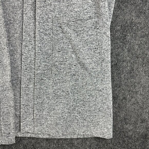 Clara Sun Woo Sweater Womens Small Gray Cardigan Open Front Pockets Sleeveless - Picture 2 of 7